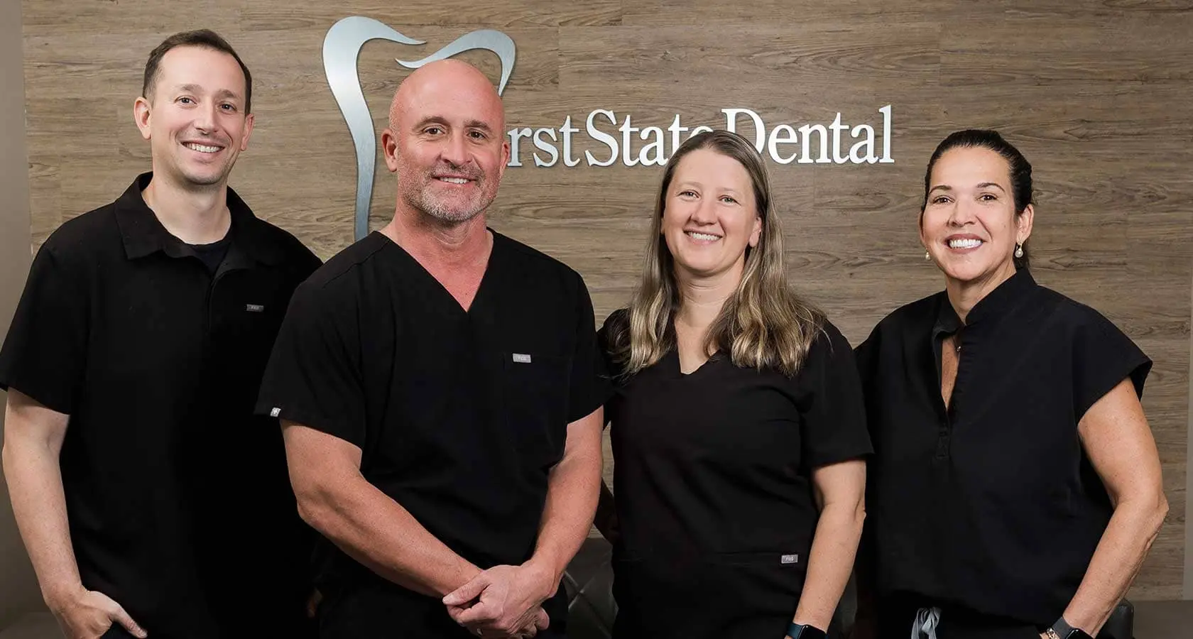 Wilmington DE Dentist, First State Dental Doctors: Dr. Alexander Crawford, Dr. Dominic Michael Gioffre Jr, Dr. Marissa Schnelle, and Dr. Georgette B. Binnersley